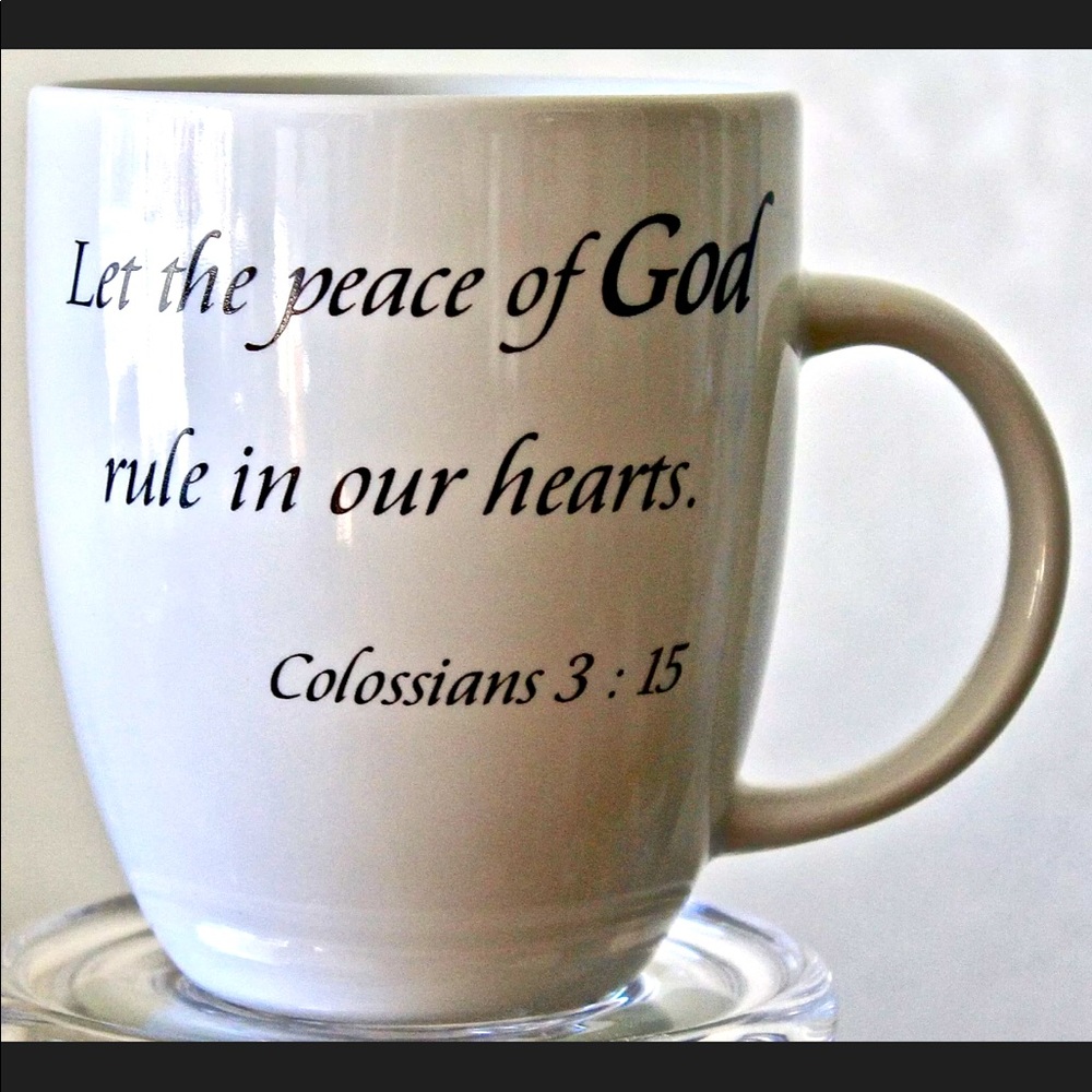 COVENTRY DAILY BLESSINGS MUG CUP COLOSSIANS 3:15 NEW